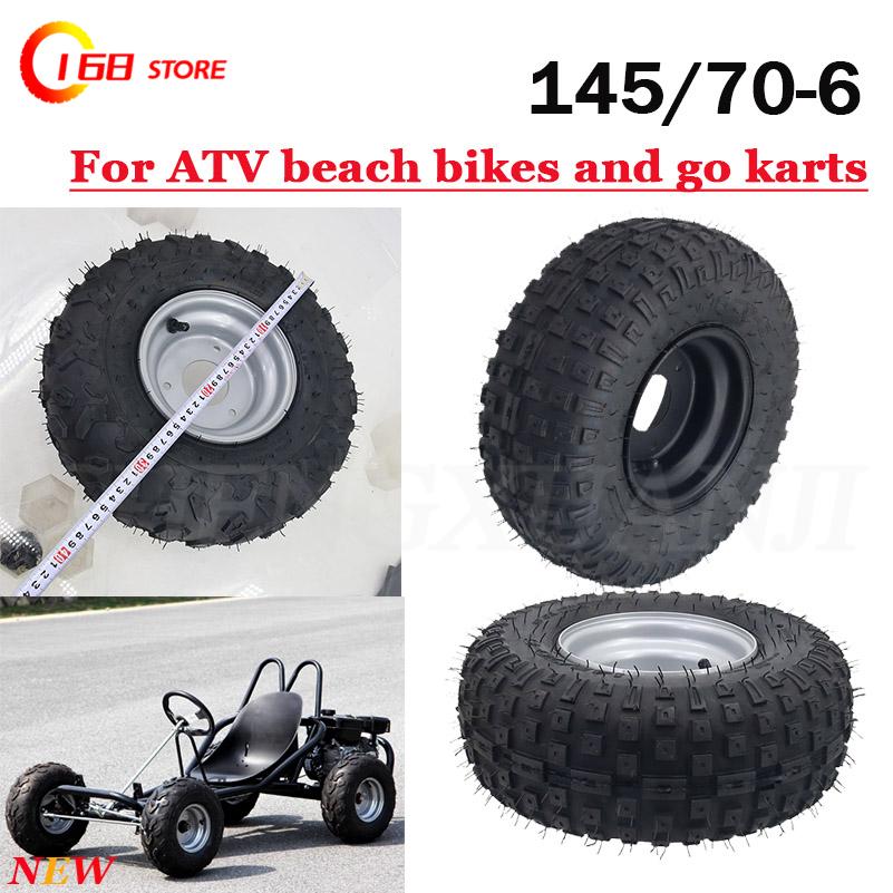 Road Bike Tire - リトルブルハマービーチバイク145/70-6オフロードホイールアセンブリの厚い真空タイヤを改造するのに適しています。