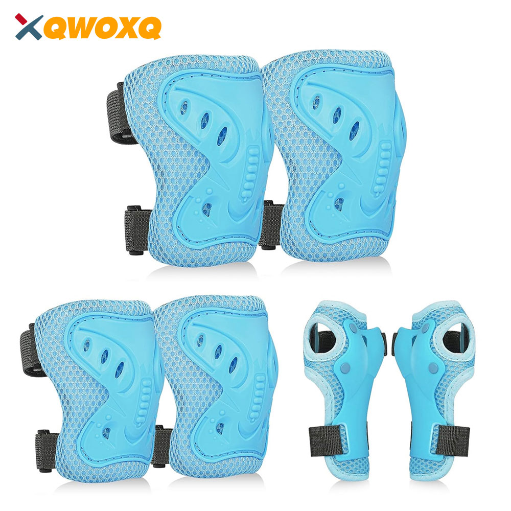 Cycling Safety Gear For Kids - 6 in 1 キッズプロテクターセット 膝パッド 3-10歳