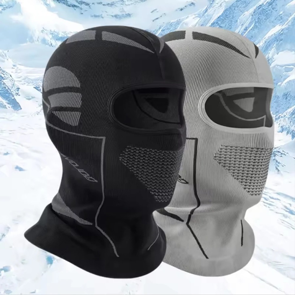 Aero Cycling Helmet - 男女兼用サーマルバラクラバ スキーマスク フルフェイスカバー 防風防寒 冬用帽子 スキー