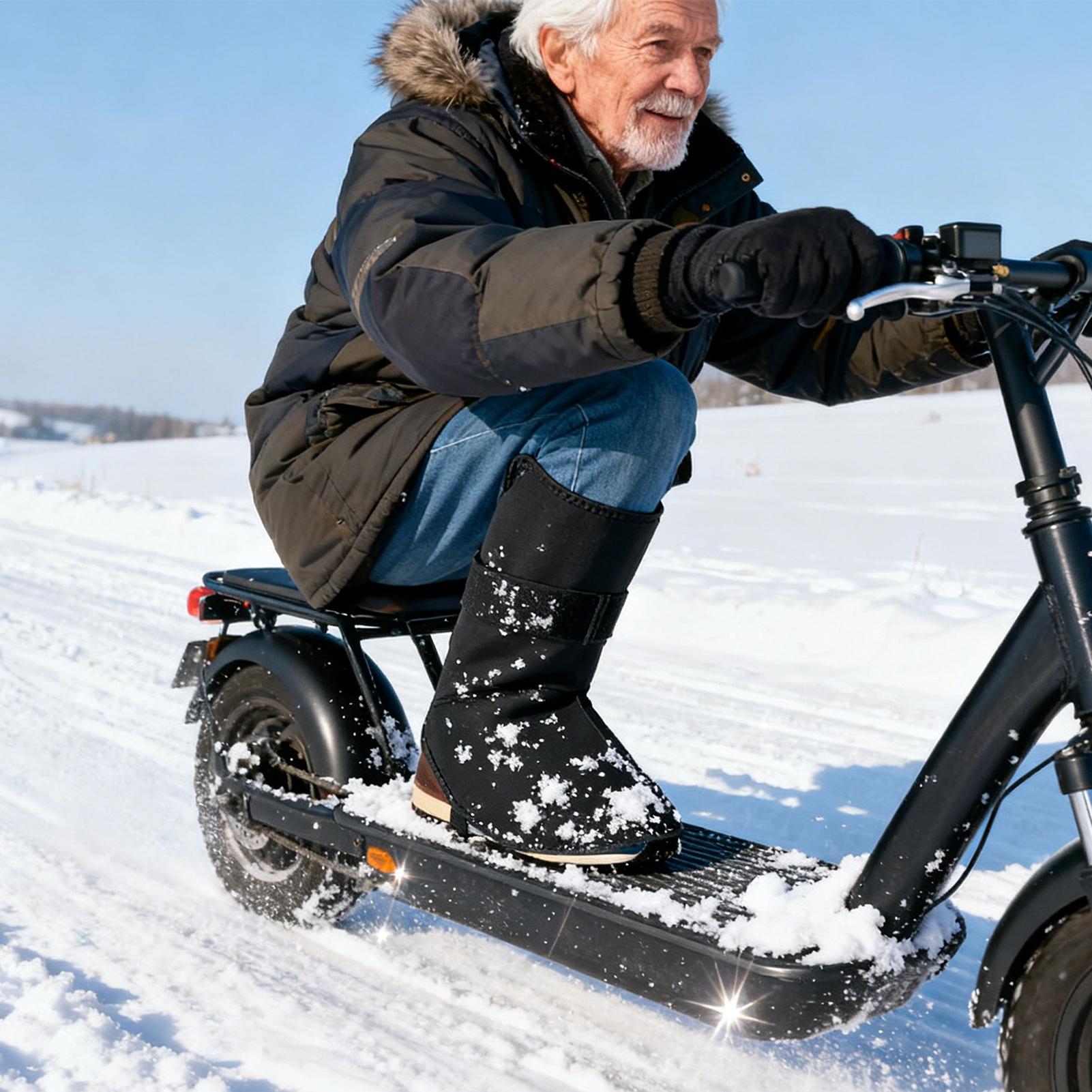 Cycle Gear - サイクリングシューズカバー 防水 暖かいフットギア シューズカバー 雪用 冬用