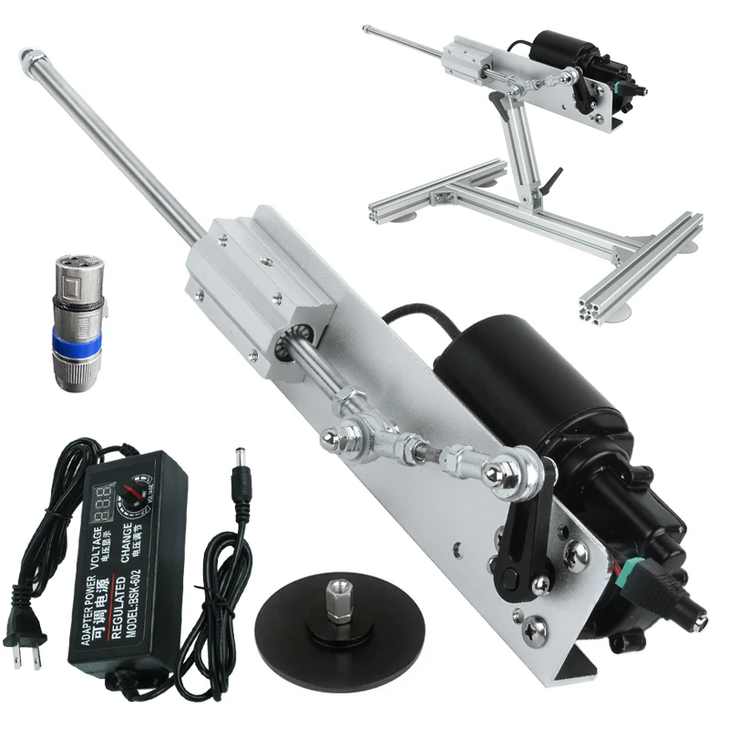 Cycle Gear - 調整可能な伸縮式リニアアクチュエータ往復サイクル 3-12CM ストローク DC 12V 24V