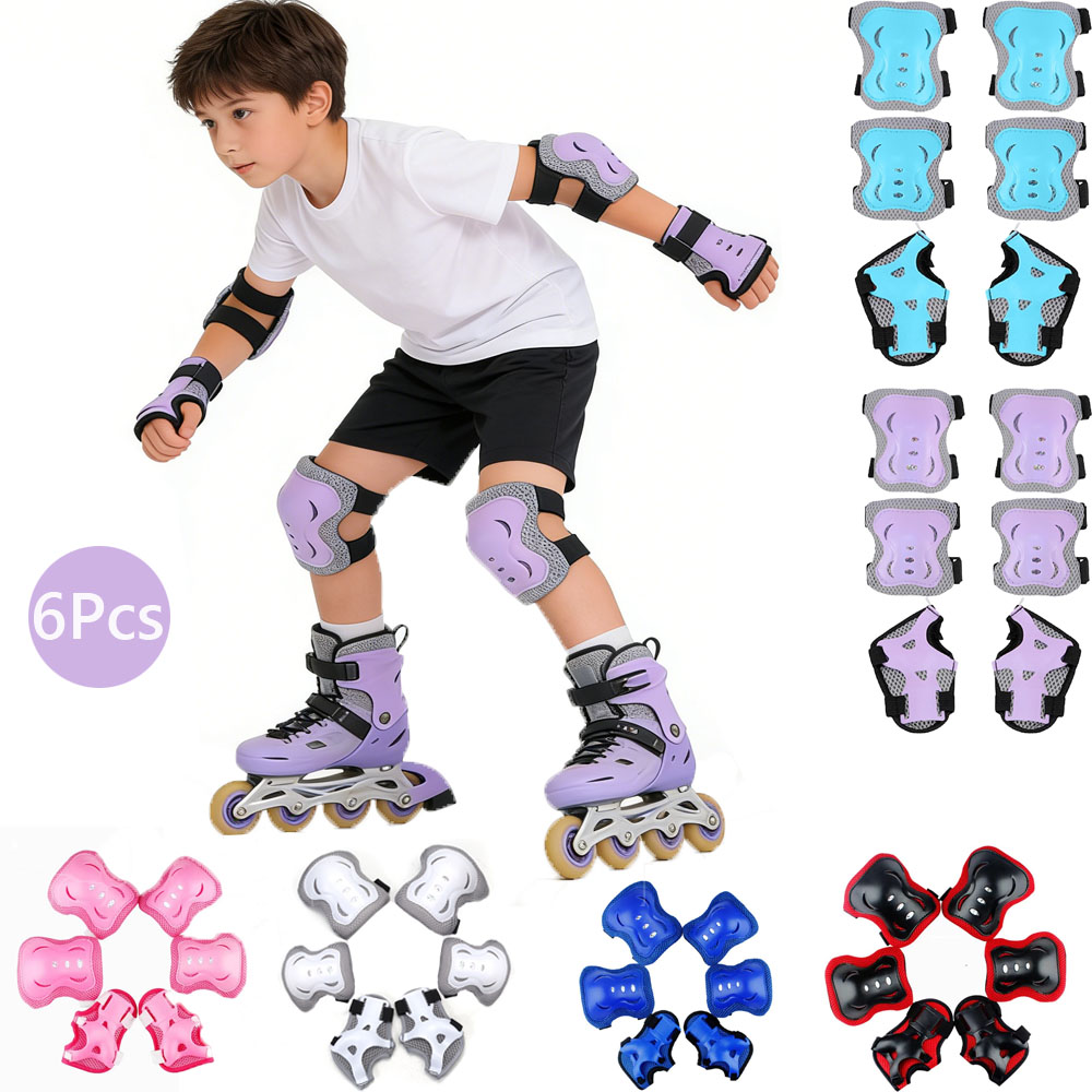 Cycling Safety Gear For Kids - 子供用膝パッド肘パッド 年齢3-7歳 幼児 男の子 女の子、6 in
