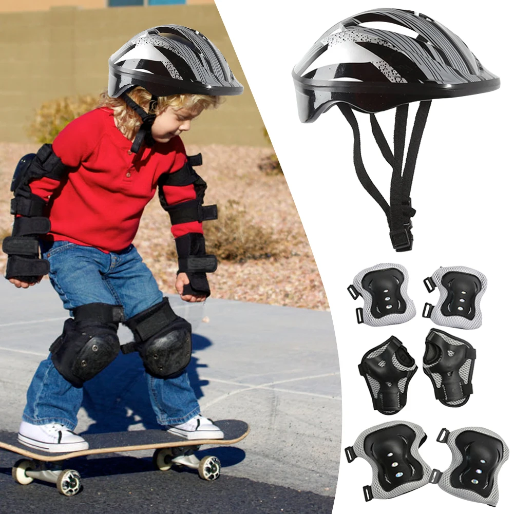 7 個の自転車スポーツ保護具セット調整可能な子供用安全スケー - Cycling Safety Gear For Kids のレビューと価格