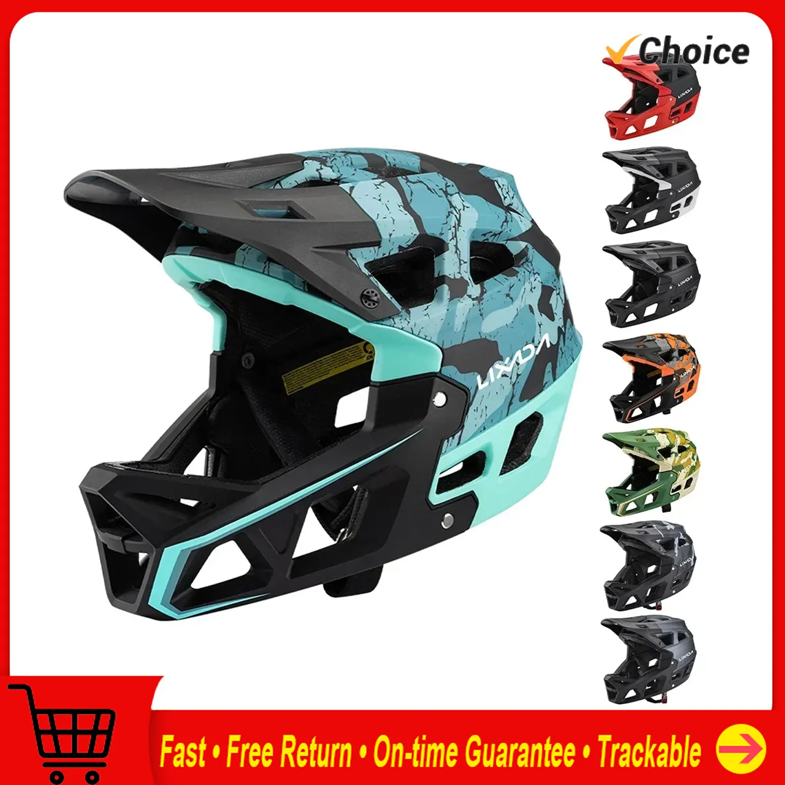 マウンテンバイク安全サイクリングギア フルフェイスMTBヘル - Aero Cycling Helmet のレビューと価格