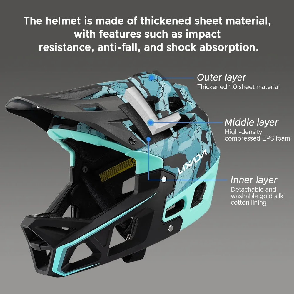 マウンテンバイク安全サイクリングギア フルフェイスMTBヘル - Aero Cycling Helmet のレビューと価格