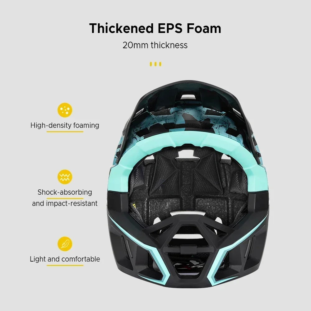 マウンテンバイク安全サイクリングギア フルフェイスMTBヘル - Aero Cycling Helmet のレビューと価格
