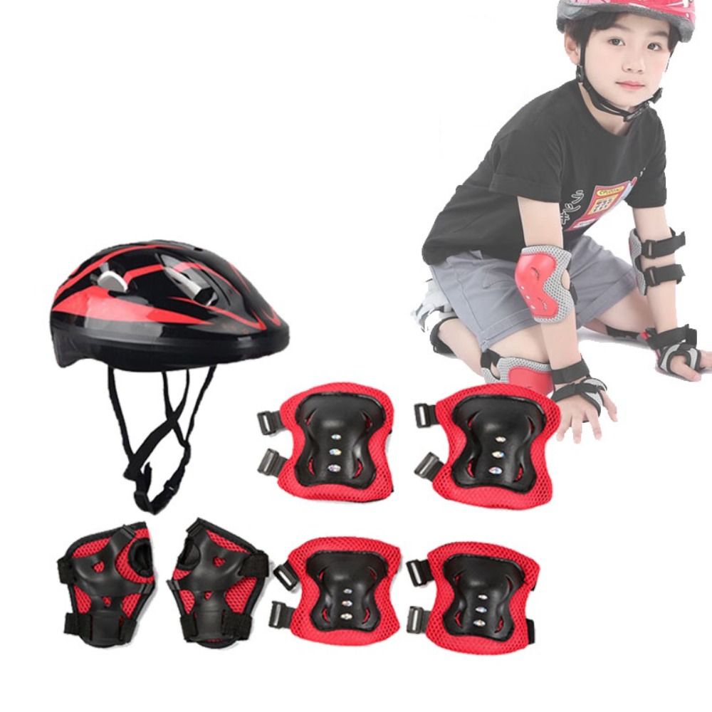 子供用の膝と肘のパッド、リストガード、スポーツ保護具、スクー - Cycling Safety Gear For Kids のレビューと価格
