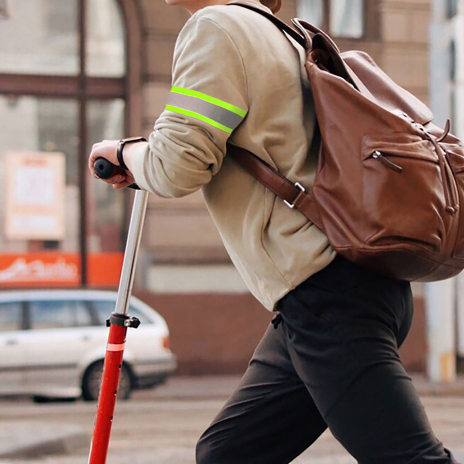 1ロール反射リボン蛍光安全ウェビング、夜間歩行、サイクリング - Cycling Visibility Gear のレビューと価格