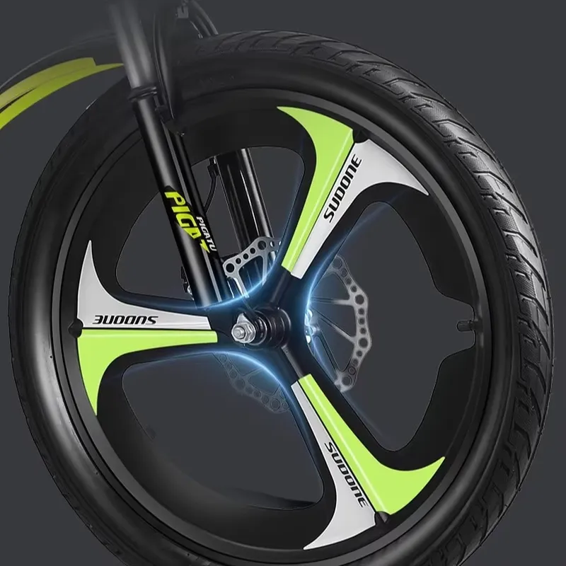 大人と子供向けのオフロードマウンテンバイク、デュアルディスク - Road Bike Tire のレビューと価格