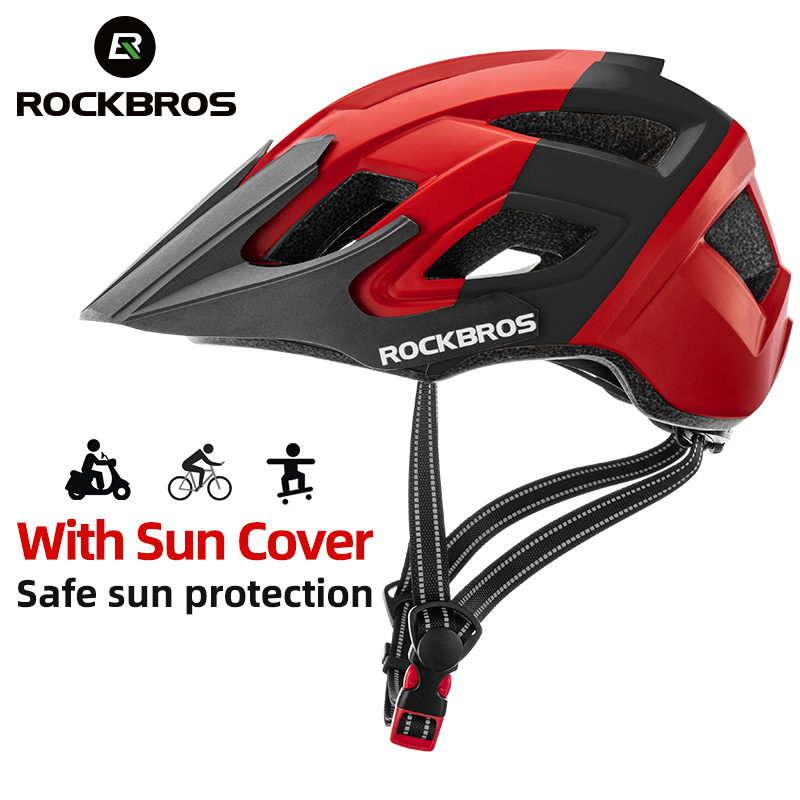 Rockbros-男性と女性のための電動自転車用ヘルメット, - Aero Cycling Helmet のレビューと価格