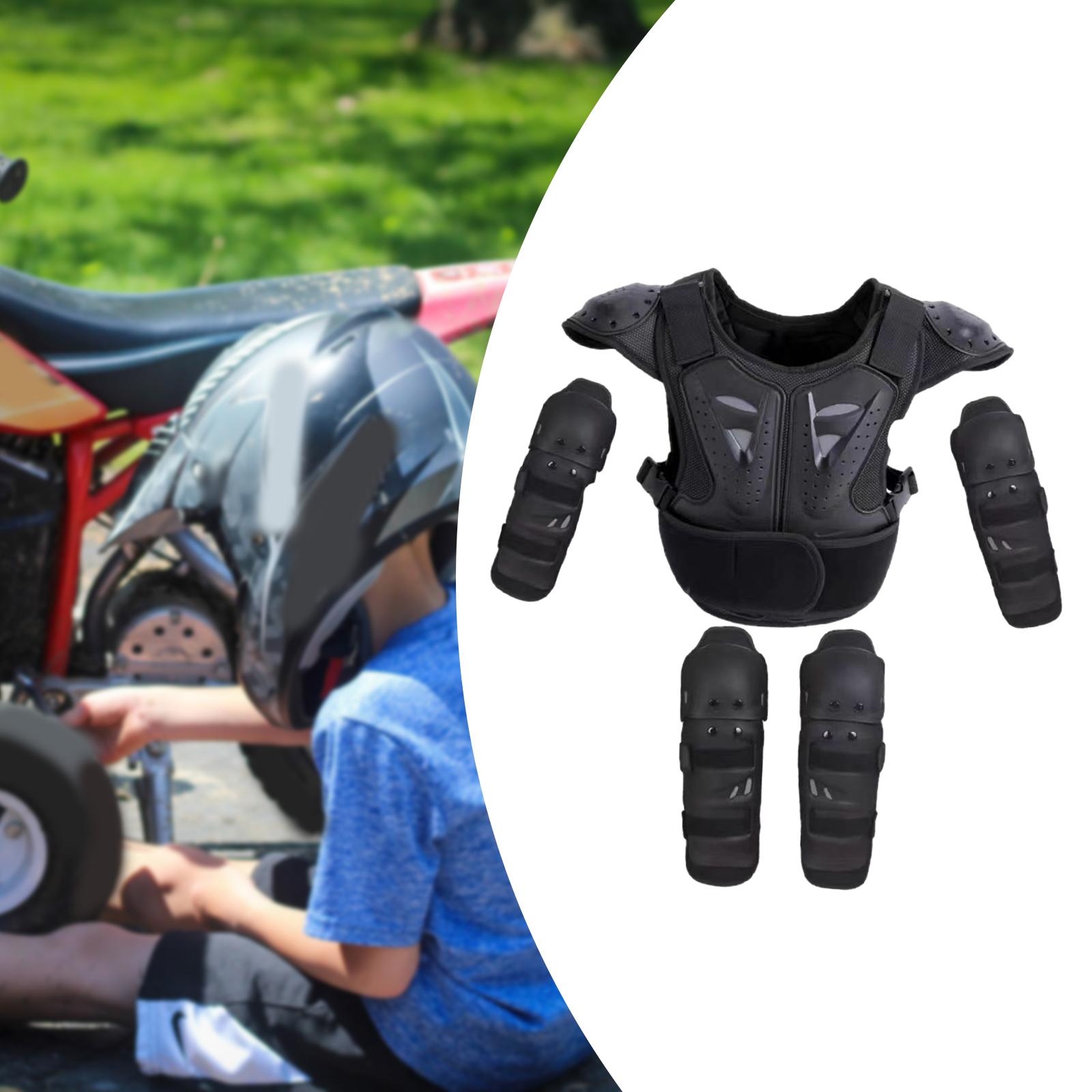 子供用オートバイ保護スーツ全身胸部脊椎背中アーマー子供用安全 - Cycling Safety Gear For Kids のレビューと価格