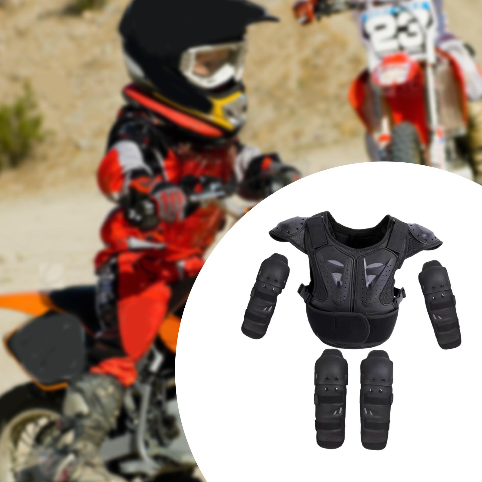 子供用オートバイ保護スーツ全身胸部脊椎背中アーマー子供用安全 - Cycling Safety Gear For Kids のレビューと価格