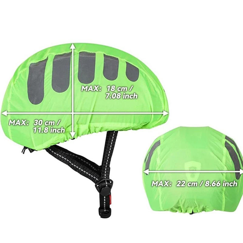 1 個自転車ヘルメットレインカバー反射ストリップ防水防風自転 - Aero Cycling Helmet のレビューと価格