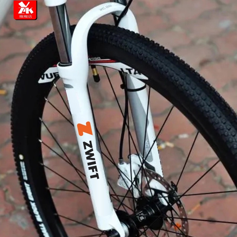 4 個 Zwift 自転車フレームトップチューブステッカー  - Cycling Zwift のレビューと価格