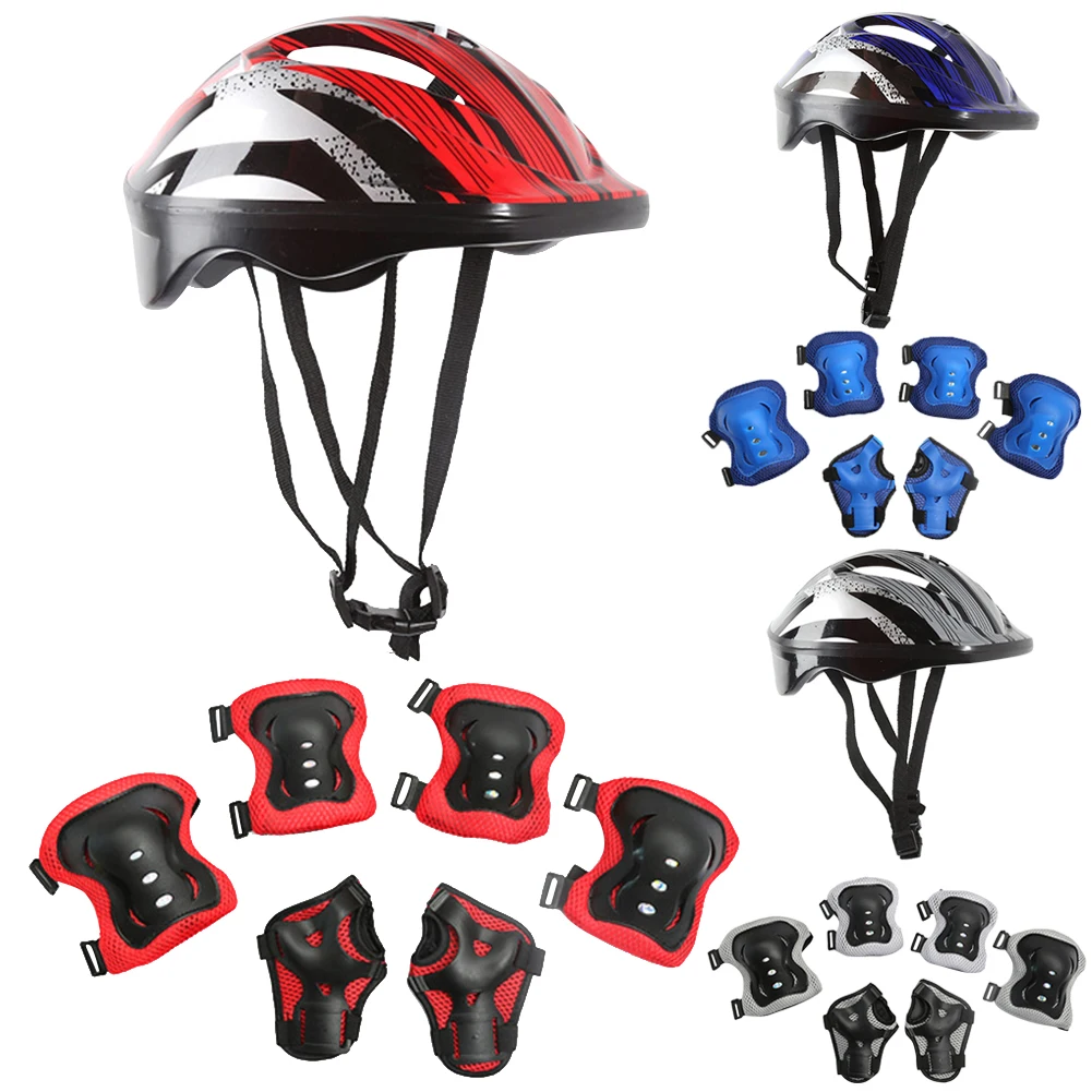 7 個の自転車スポーツ保護具セット調整可能な子供用安全スケー - Cycling Safety Gear For Kids のレビューと価格